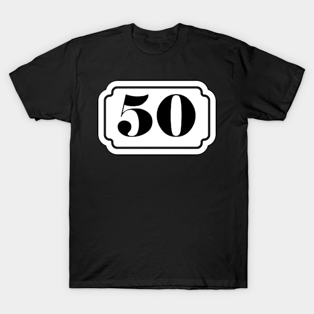 50 50th 50 Years 1971 Give A Present T-Shirt by elWizKhalifa